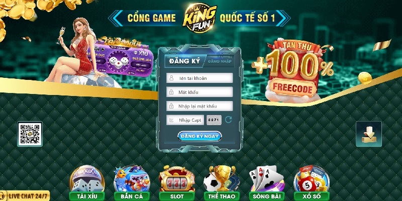 KingFun - Cổng game đánh bài đổi thưởng ổn định, tin cậy