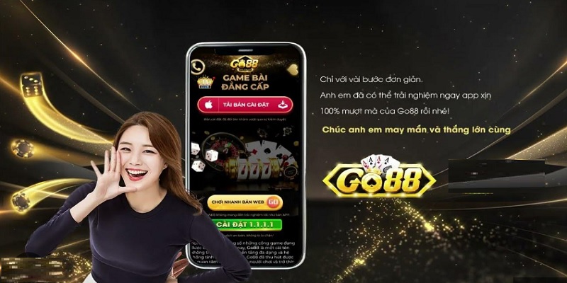 Thành viên truy cập vào cổng game Go88 vin để tải app cho Android