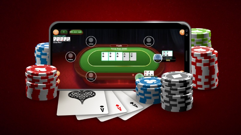 Từng vòng cược cụ thể trong poker online